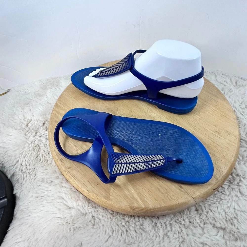 2pair Flip Flops Thong Sandals Beach Pool Summer Casual Shoes‎ Size 7-8